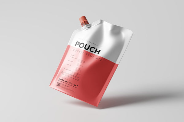 single upright stand up pouch used to compare pouch dimensions